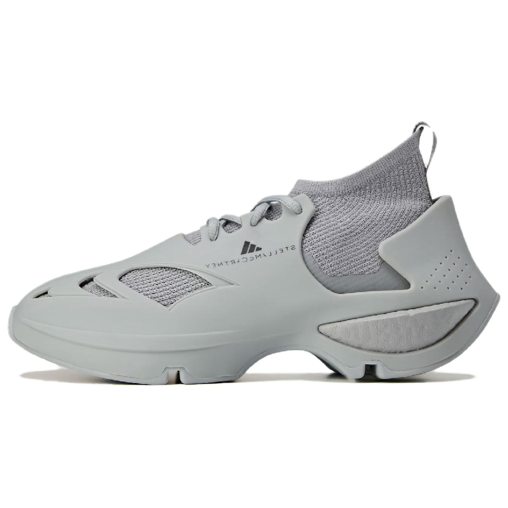 Adidas Stella McCartney Anti-Slip Wear-Resistant Low-Top Casual Shoes Unisex Gray Black