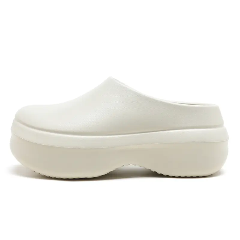 Jeep EVA Abrasion Resistant Wrap toe Slippers Unisex White