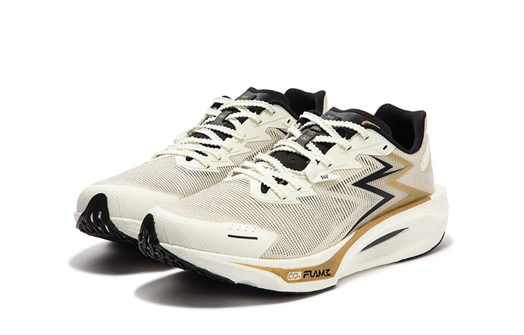 361° Speed 3 PRO Cushioning, Wear Resistant Low top Training Running Shoes Unisex White Black