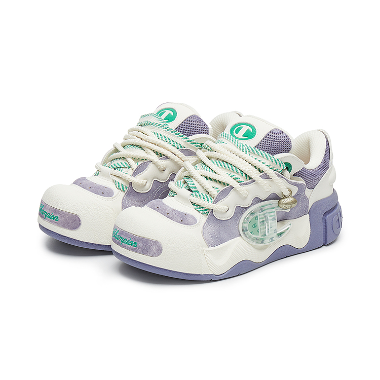 Champion Puff Head Shoes AutoSkate V1 Low-Top Skateboard Shoes Women's Galaxy Lilac Purple/Milk White купить в интернет-магазине Yoocart с быстрой доставкой по России.