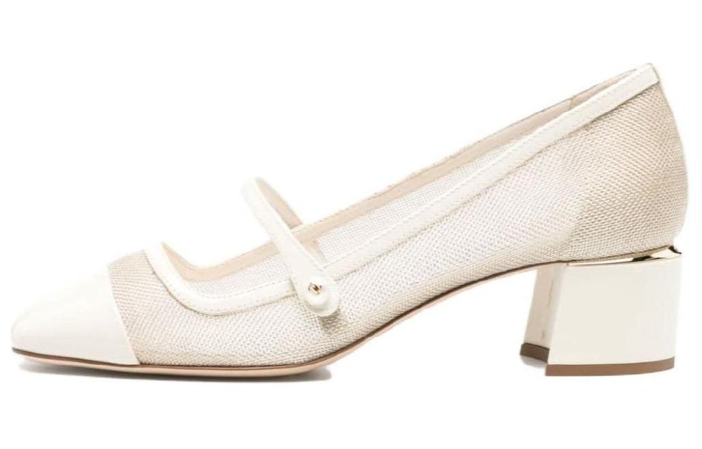 Jimmy Choo Elisa 45m Metallic-mesh Pumps