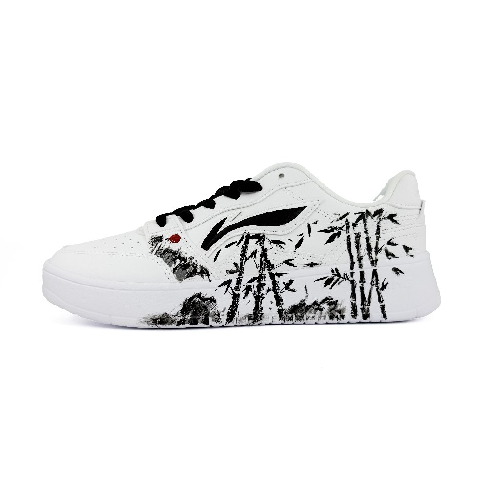 LiNing Acer Truncatum Slip Resistant, Lightweight, And Breathable Low Top Skateboard Shoes Unisex Black