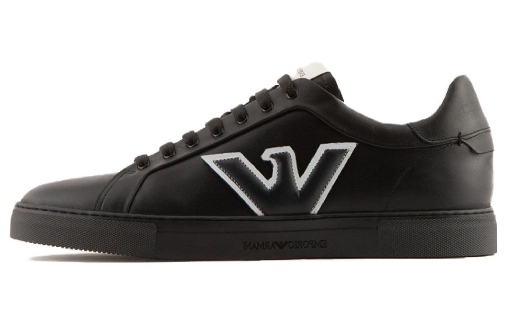 EMPORIO ARMANI Logo-embossed Lace-up Sneakers