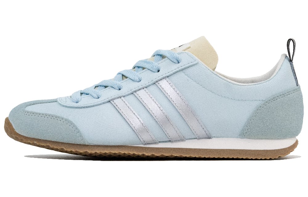 Adidas Neo VS JOG 2.0 Abrasion Resistant Breathable Low Top Casual Shoes Unisex Light Blue