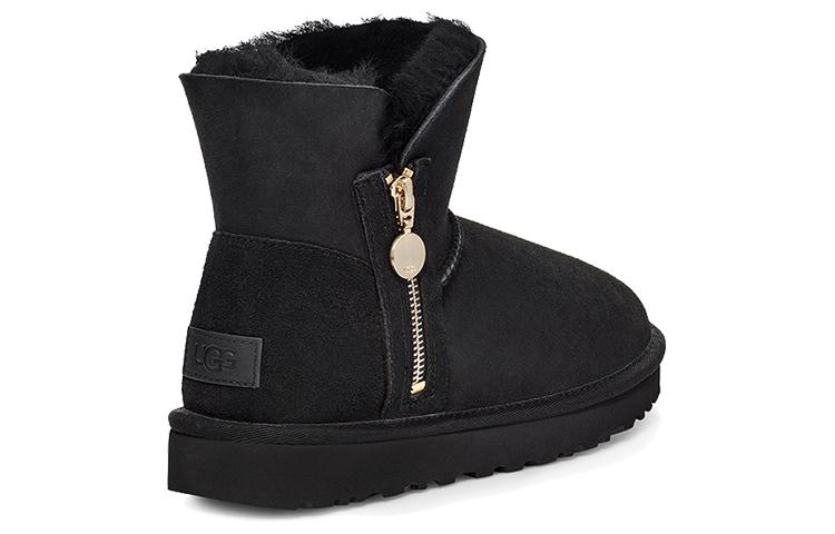 UGG Bailey Zip Mini Fleece Lined Black Women's