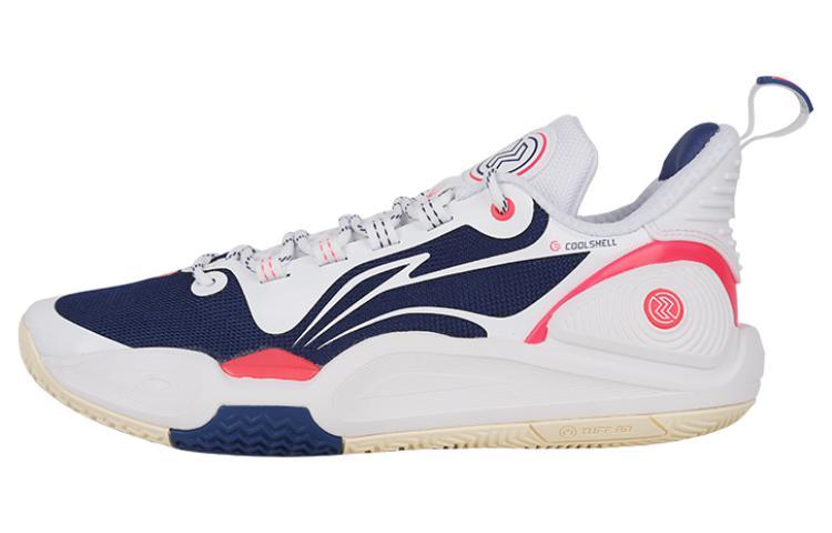 LiNing Speed 9 Cushioning Anti-Slip And Wear-Resistant Low-Top Basketball Shoes Men's Blue White