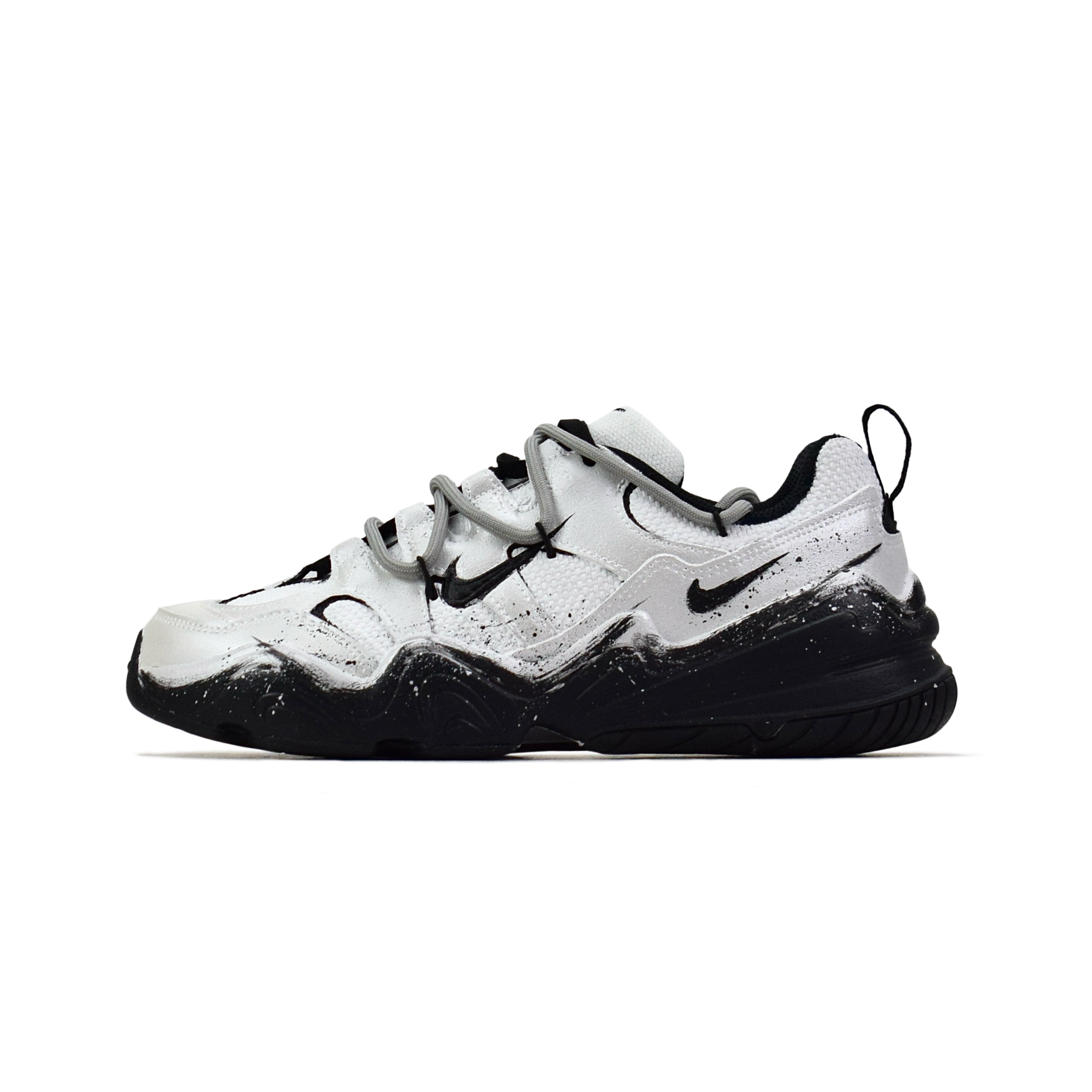 Nike Tech Hera Low top Casual Shoes Unisex Silver Black