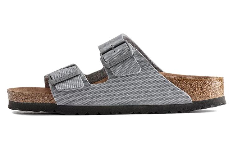 Birkenstock Arizona Vegan Men Textile 'Stone Coin'