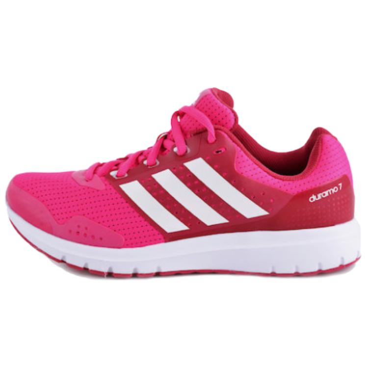 Adidas Duramo 7 Cushioning Wear-Resistant Low-Top Running Shoes Women's Rose Red