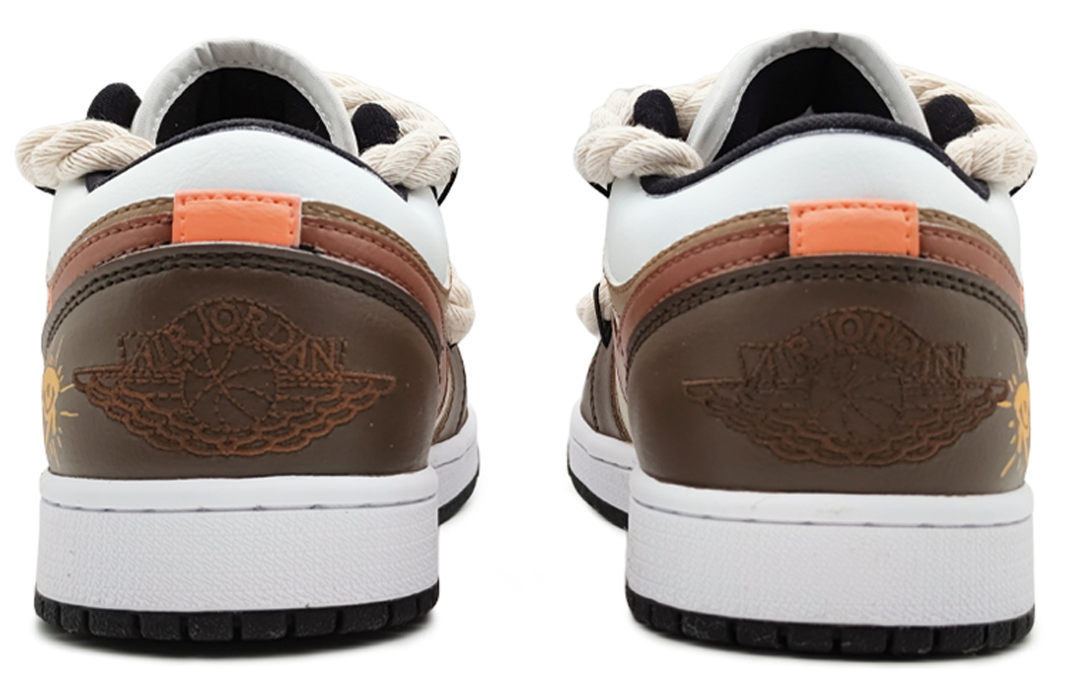 Jordan Air Jordan 1 'Panda' Panda Low-Top Vintage Basketball Shoes Women's Beige Brown купить в интернет-магазине Yoocart с быстрой доставкой по России.