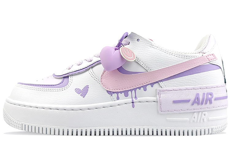 Nike Air Force 1 Non-slip Lightweight Low-Top Skateboard Shoes Women's Pink Purple купить в интернет-магазине Yoocart с быстрой доставкой по России.