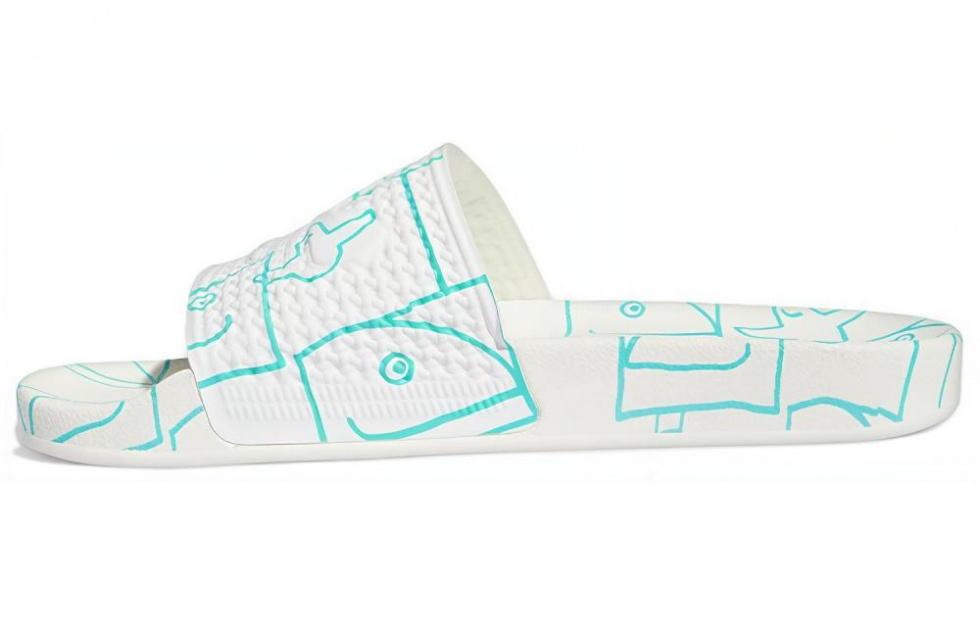 Shmoofoil Slide Mark Gonzales X Adidas Originals 'Allover Print'
