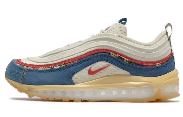 Nike Air Max 97 Coconut Milk Fossil Denim Red