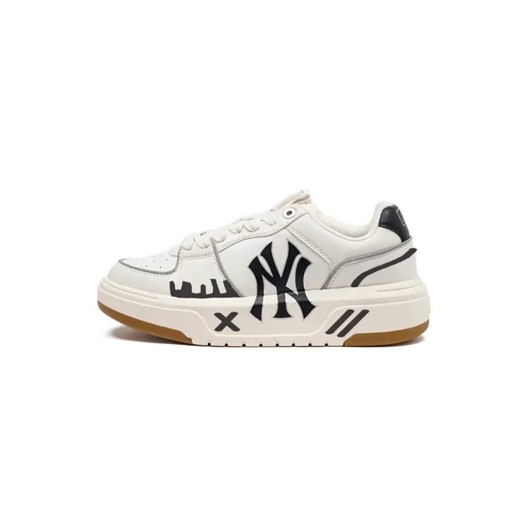 MLB Chunky Liner Building Low top Skateboard Shoes Unisex Black White