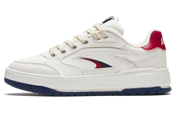Anta 982 Lightweight Low Top Skateboard Shoes Women's White Red