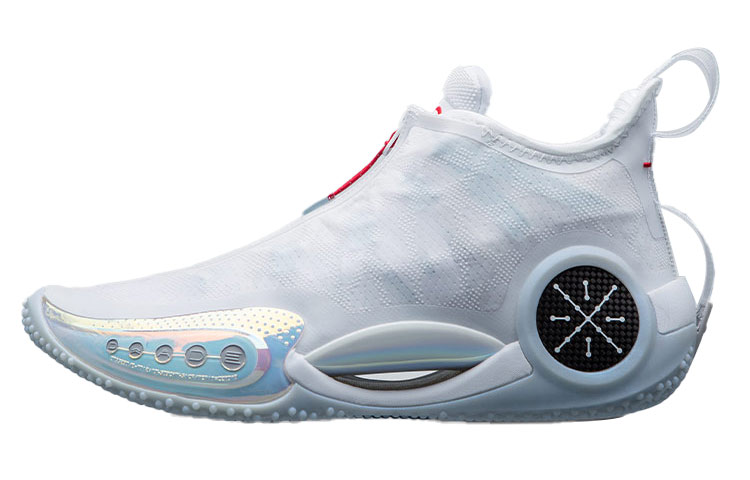 LiNing Way Of Wade 9 '305' Cushioning Anti-Slip And Wear-Resistant Low-Top Basketball Shoes Pure White
