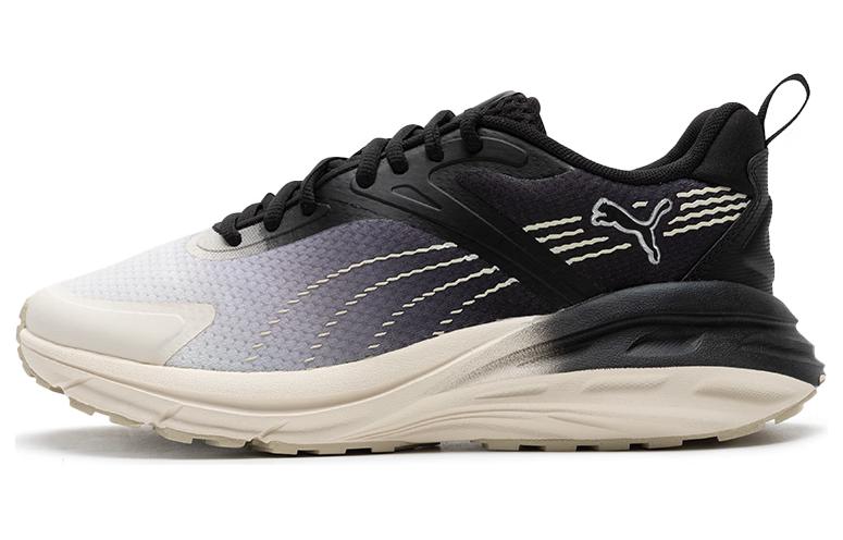 PUMA Hypnotic Cushioning Wear-Resistant Low-Top Casual Running Shoes Unisex White Gray Black