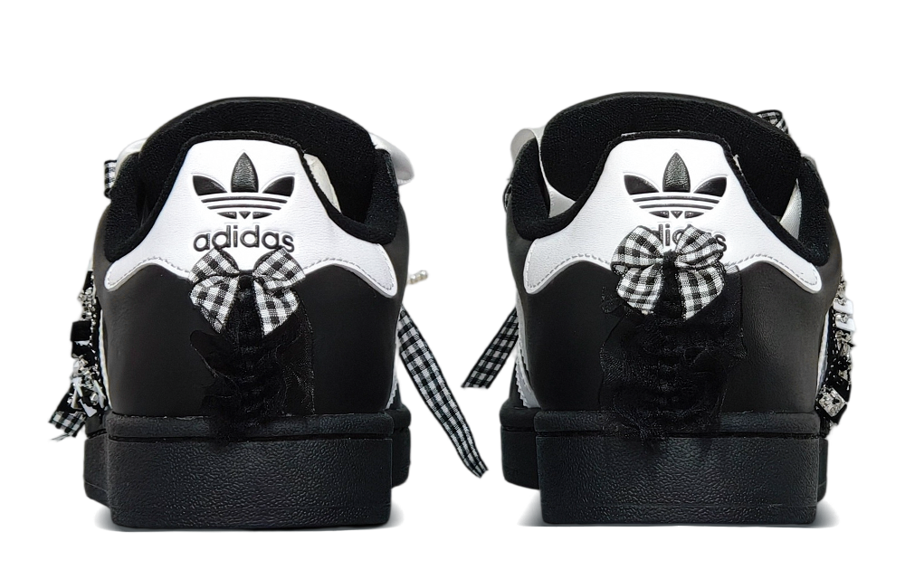 Adidas Originals Superstar 2 Anti Slip Wear Resistant Low Top Skateboard Shoes Unisex Black