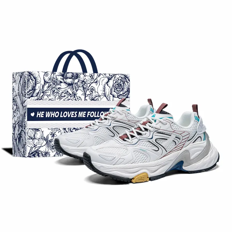 Kappa Cushioning Low-Top Chunky Sneakers Unisex White Silver