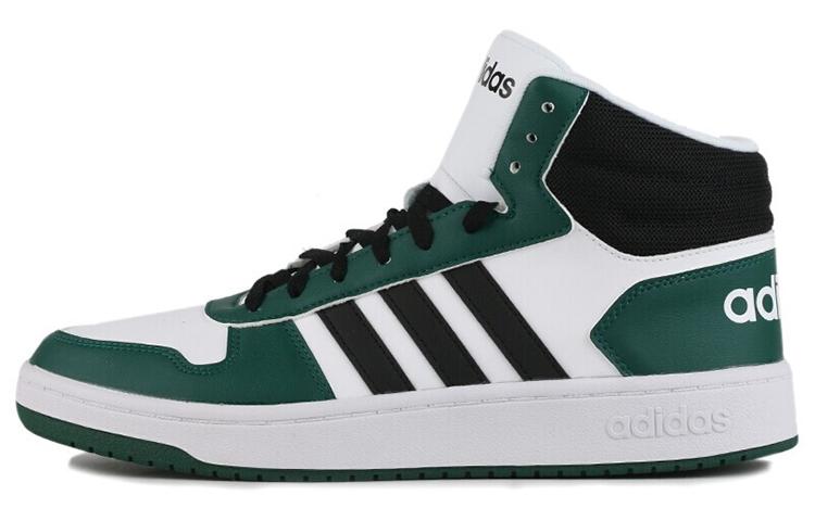 Adidas Hoops 2.0 Mid 'Black Green'