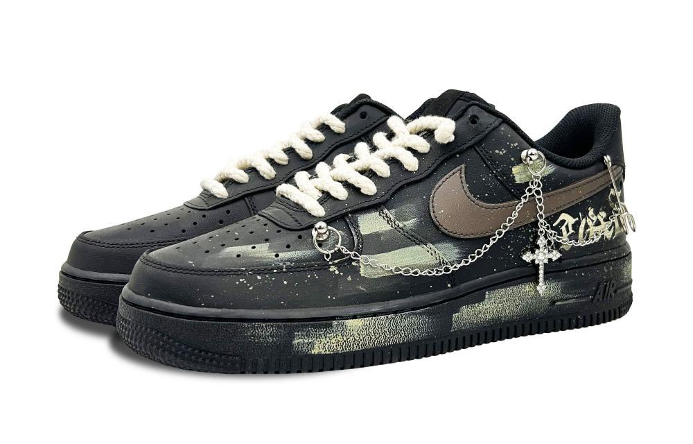 Nike Air Force 1 Skateboard Shoes Unisex Low top Black/White/Gray/Brown купить в интернет-магазине Yoocart с быстрой доставкой по России.