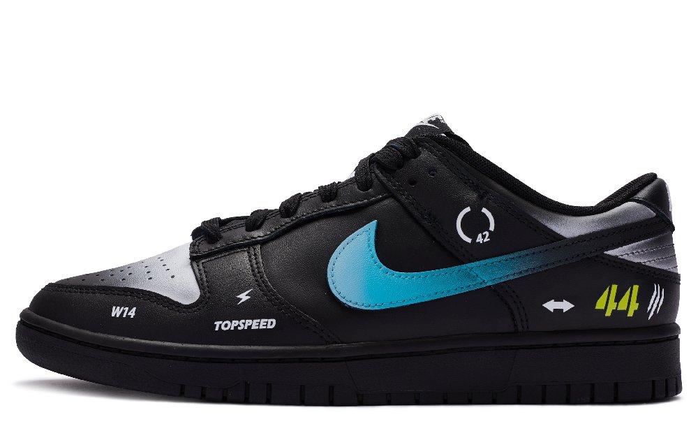 Nike Dunk Low Top Skateboard Shoes Unisex Black White