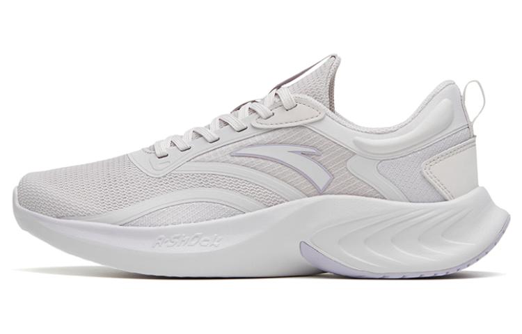 Anta Stinger SE Anti-Slip And Wear-Resistant Breathable Low-Top Running Shoes Women's Gray Purple
