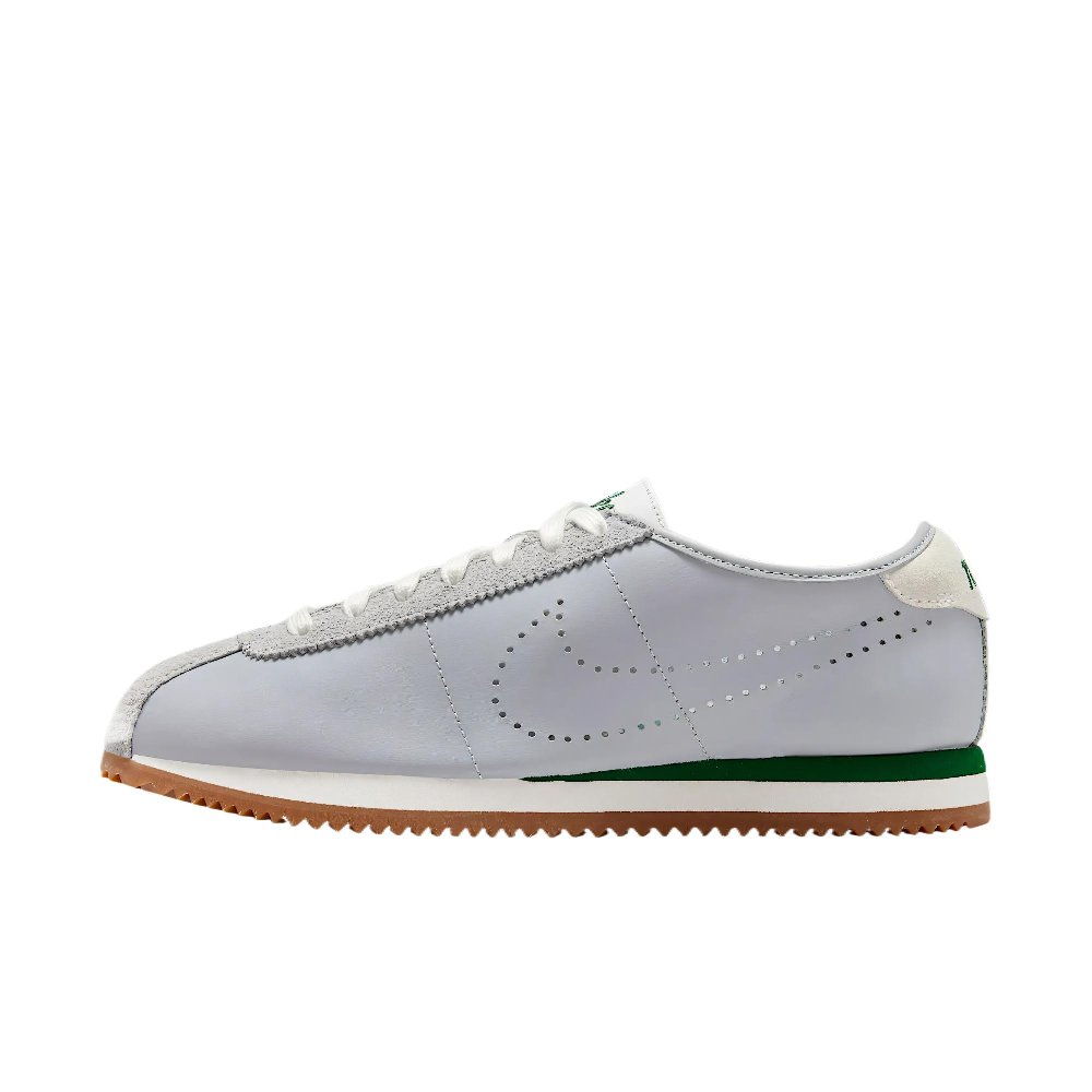 Nike Cortez Wolf Grey Perforated Swoosh Women's