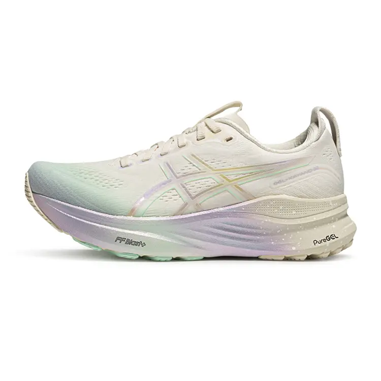 Asics GEL KAYANO 32 Abrasion Resistant Support Low top Running Shoes Women's White Green