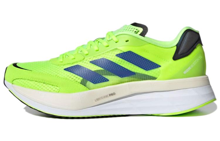Adidas Adizero Boston 10 Signal Green Sonic Ink