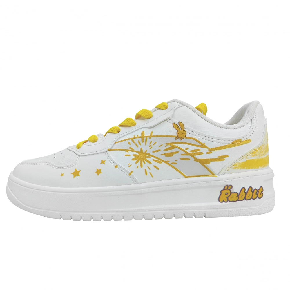 ANTA Relaxed Skateboard Shoes Unisex Low top Yellow/White
