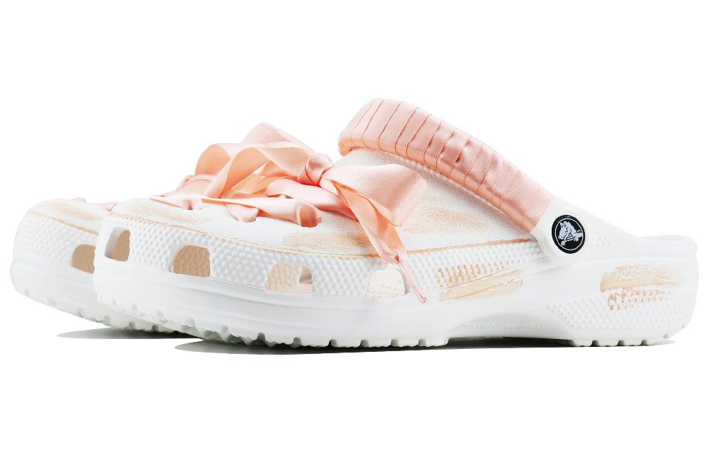 Crocs Classic Clog SDS Peach Sweetheart Clogs Unisex White