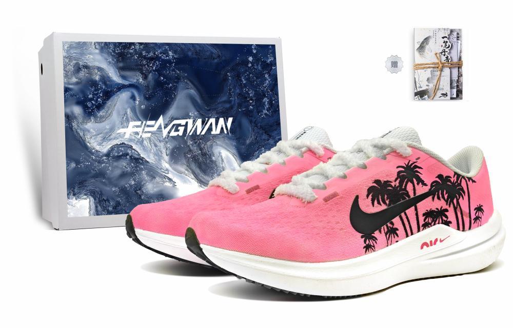 Nike Air Winflo 10 Durable Breathable Low-Top Casual Running Shoes Women's Pink