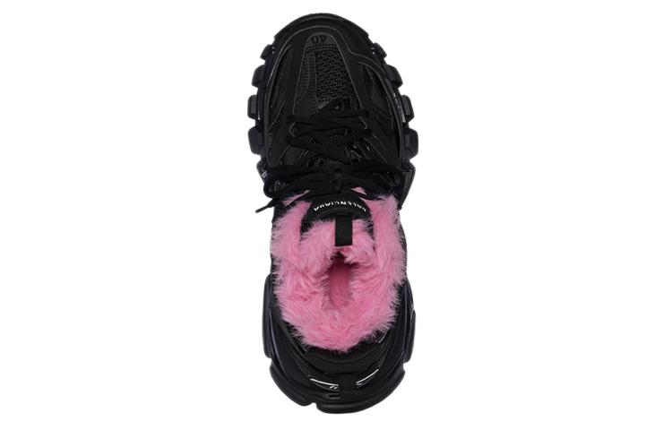 Balenciaga Track Fake Fur Black Pink Women's купить в интернет-магазине Yoocart с быстрой доставкой по России.