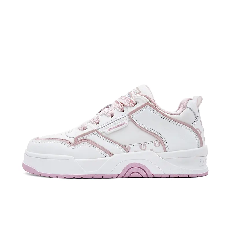 Dickies Low Top Skateboard Shoes Women's White Peach