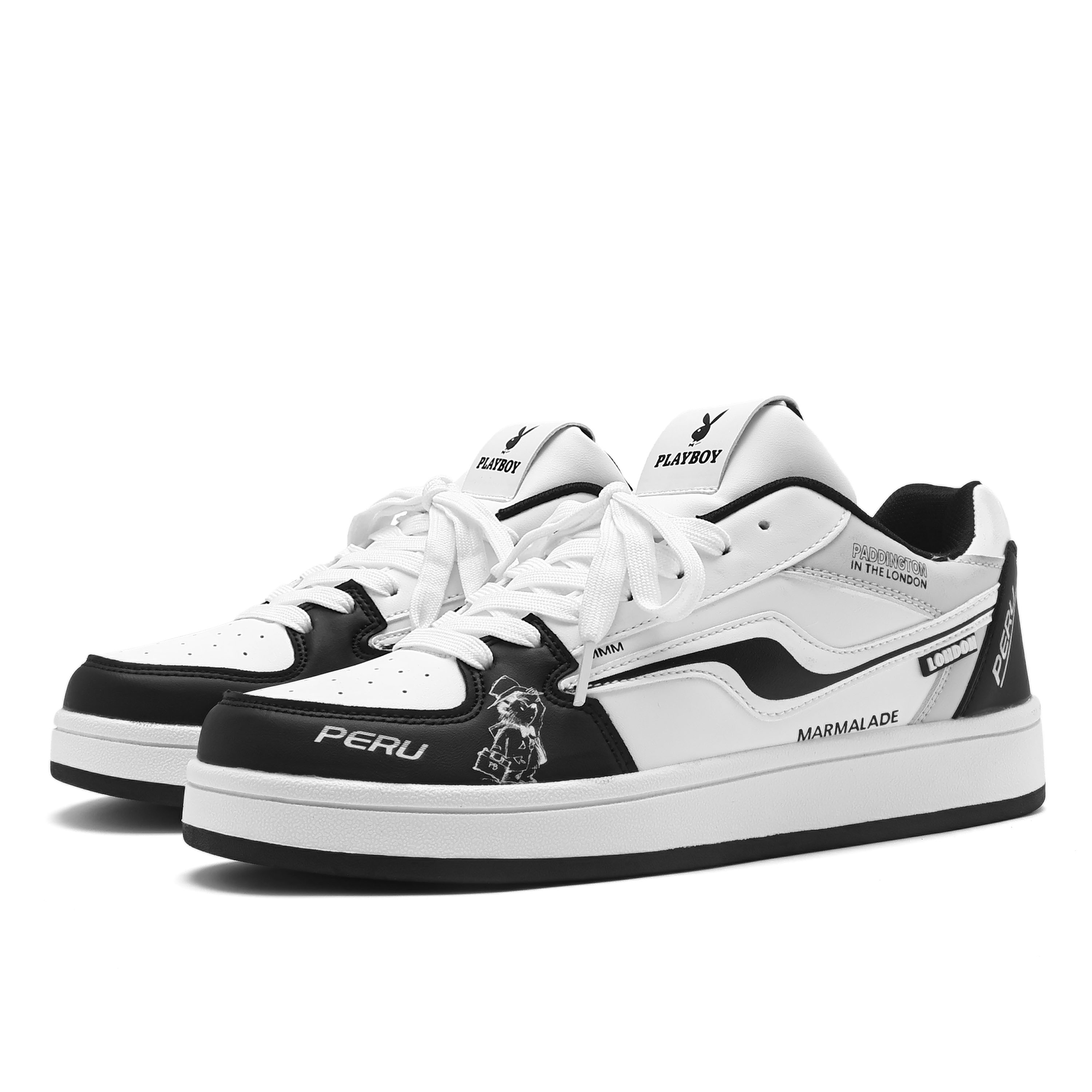 Playboy Low top Skateboard Shoes Men's