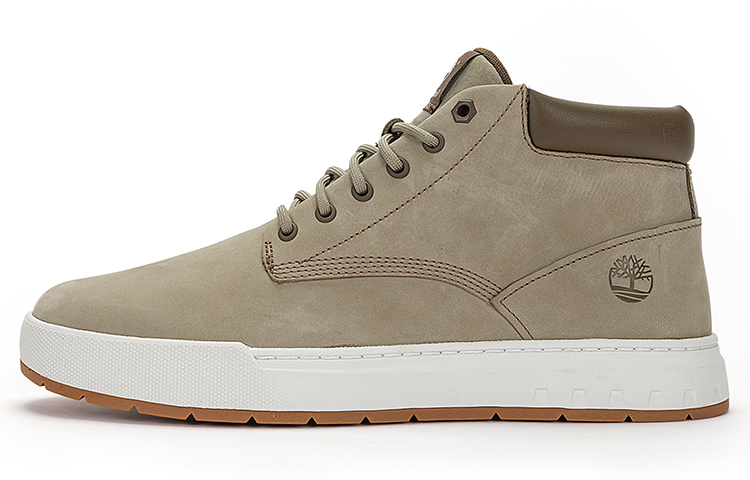 Timberland Maple Grove Leather Chukka Boots 'Light Taupe Nubuck'