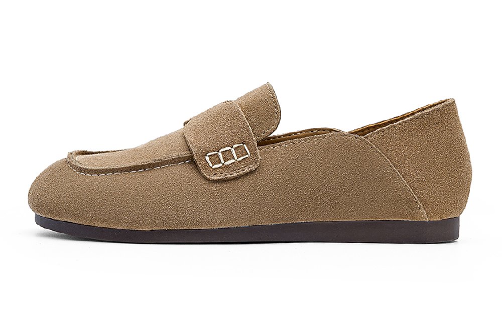 EBLAN Casual Single Shoes Women's Apricot