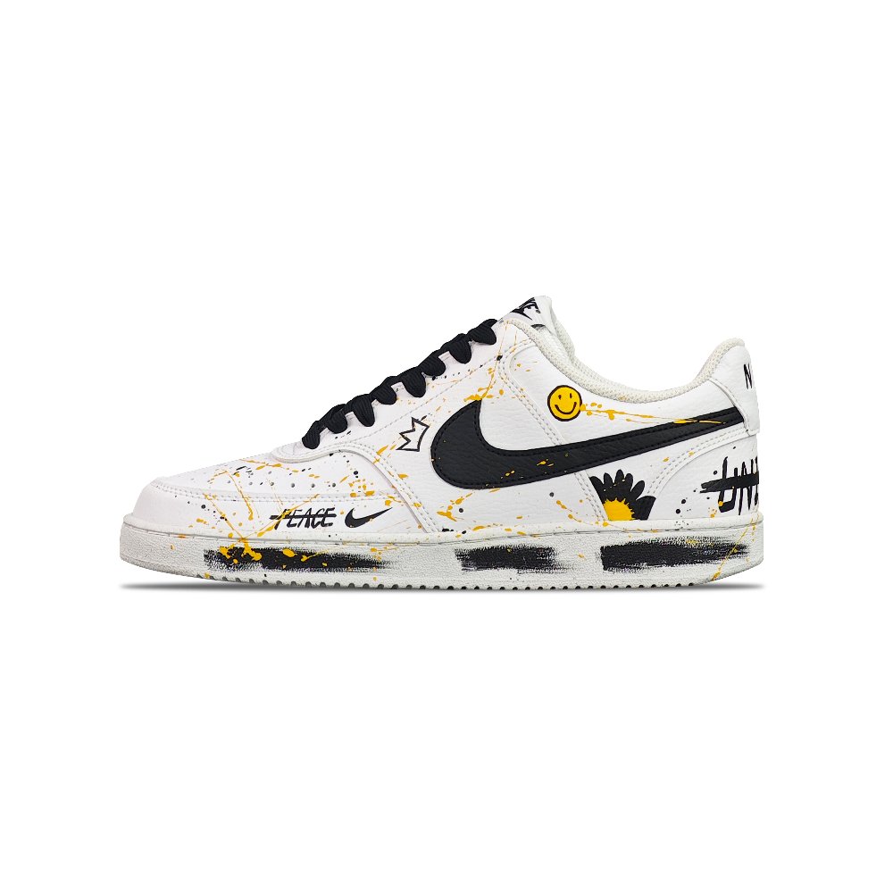 Nike Court Vision 1 Low Next Nature Slip-Resistant Cushioning Low-Top Skateboard Shoes Men's White
