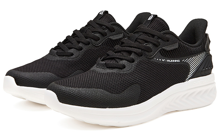 361° Slip-Resistant Breathable Lightweight Low-Top Sports Casual Shoes Women's Black White