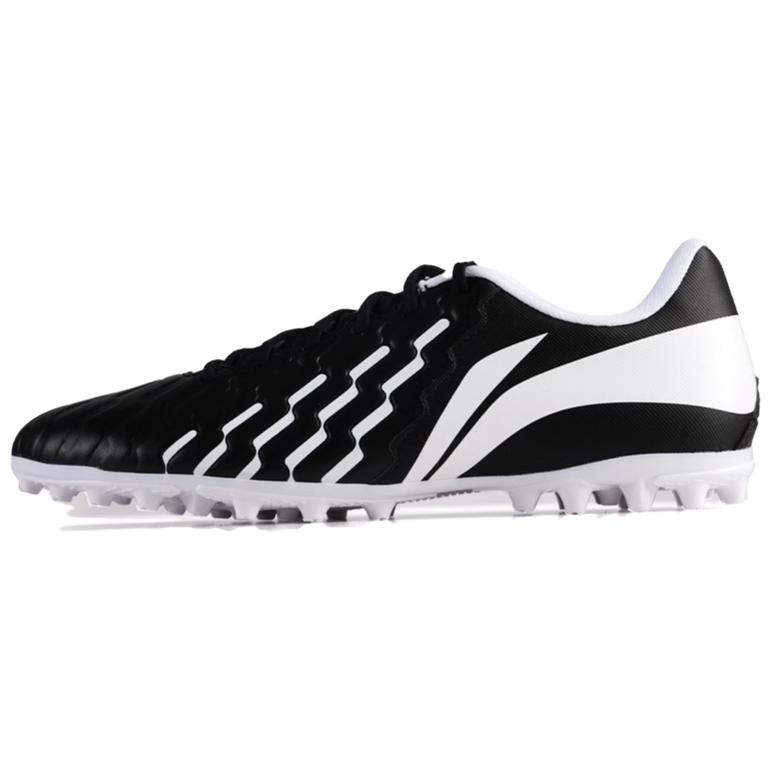 LiNing Jin MG Rubber Short Studs Artificial Ground Cushioning Wear-Resistant Soccer Shoes Men's Black