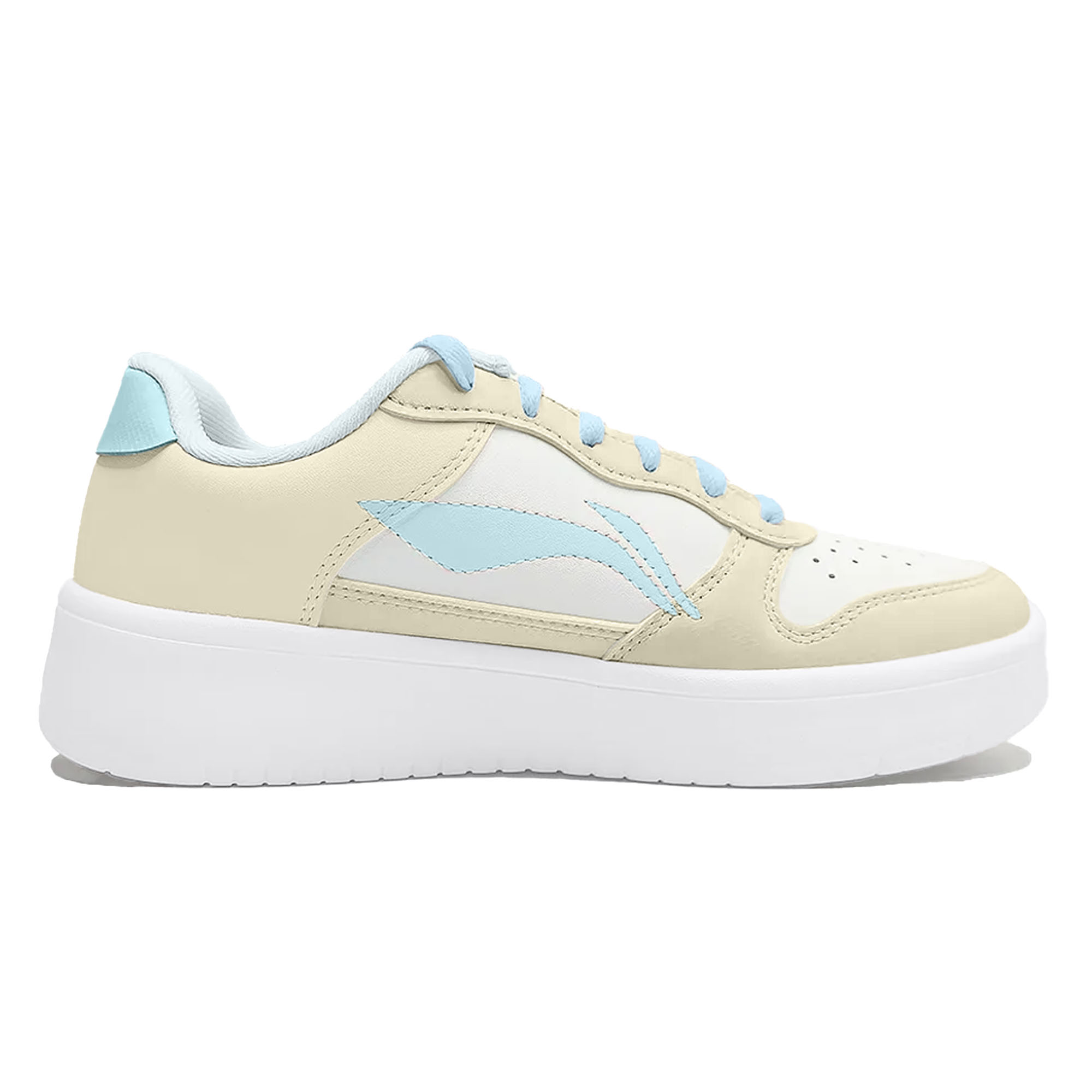 LiNing Pontoon Boats Slip Resistant Abrasion Resistant Low top Skateboard Shoes Women's White купить в интернет-магазине Yoocart с быстрой доставкой по России.