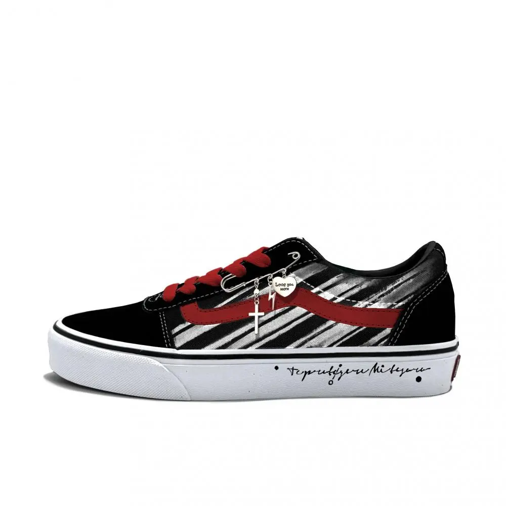 Vans Ward Abrasion Resistant Low top Skateboard Shoes Women's