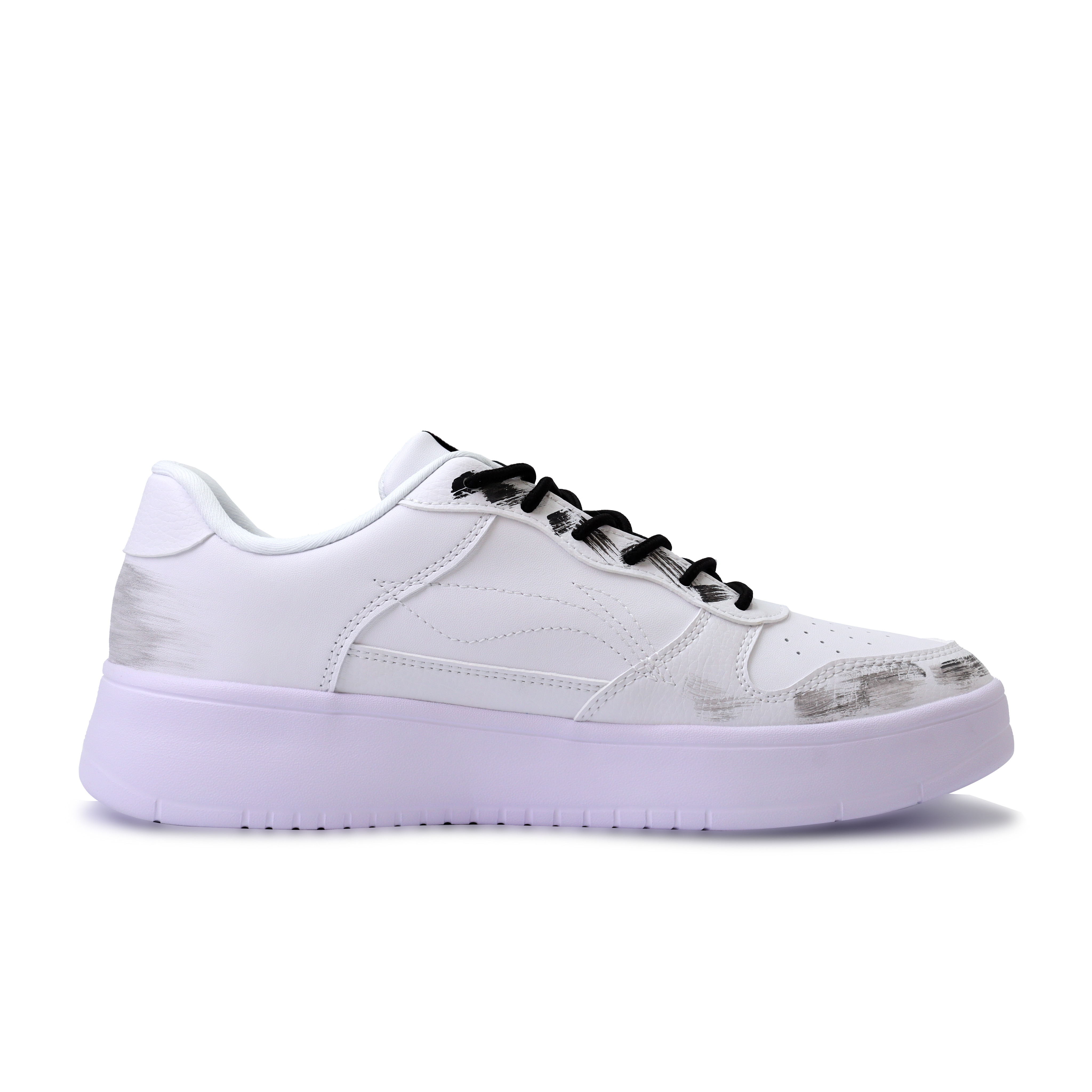 LiNing Pontoon Boats Abrasion Resistant, Lightweight, And Breathable Low Top Skateboard Shoes Unisex Black White Gray купить в интернет-магазине Yoocart с быстрой доставкой по России.