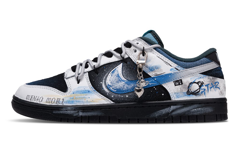 Nike Dunk Starry Sky Dream Shadow Abrasion Resistant Balance Breathable Low Top Skateboard Shoes Men's Royal Blue