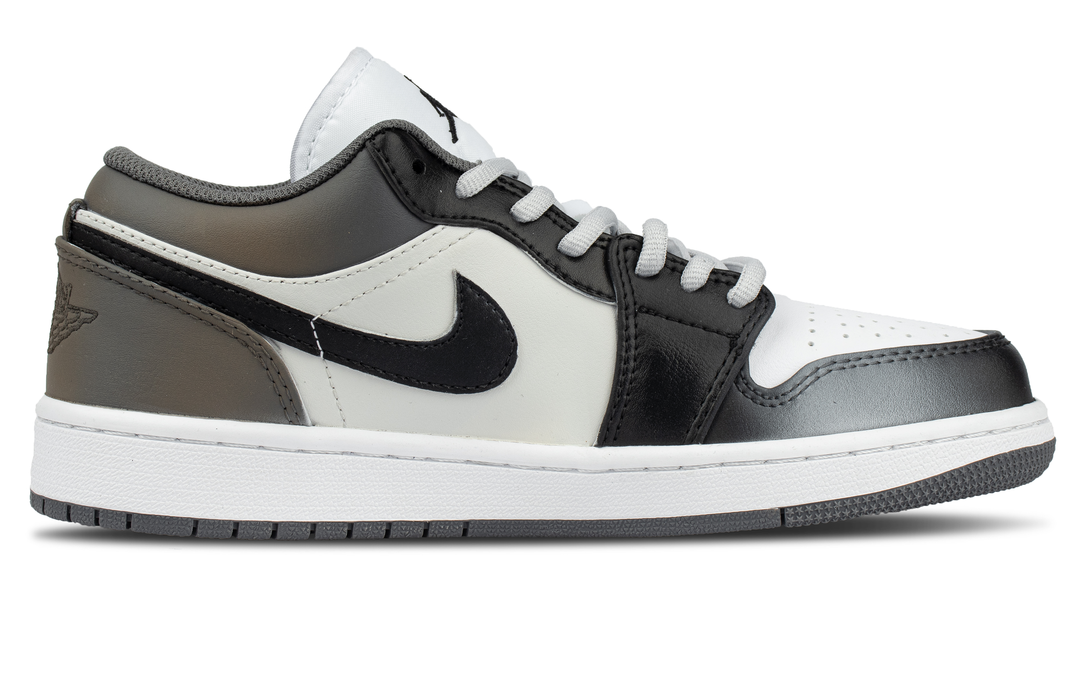 Jordan Air Jordan 1 Cushioning Low top Skateboard Shoes Unisex Brown