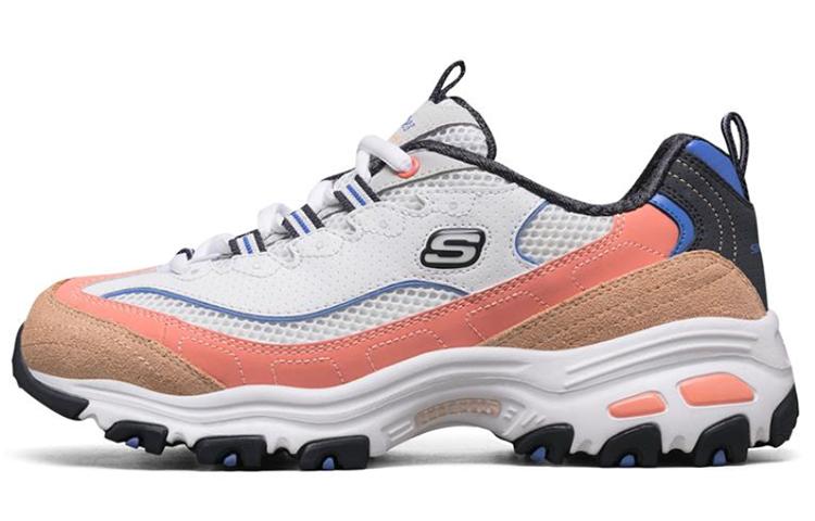 Skechers D'Lites 1.0 Casual Shoes Women's Low-Top Light Gray/Multicolor