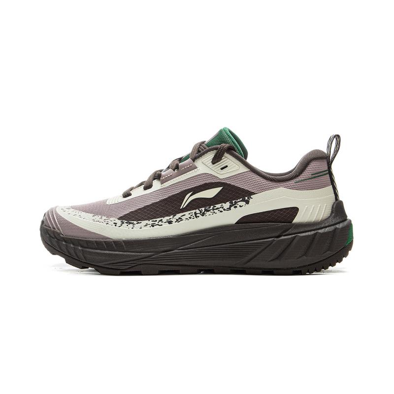 LiNing Anti-Slip And Wear-Resistant Water-Resistant Low-Top Trekking Shoes Men's Taupe