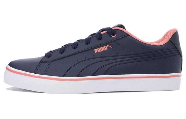 PUMA V Coat Bulk EB Cushioning, Wear Resistant Low Top Skateboard Shoes Unisex Blue Pink