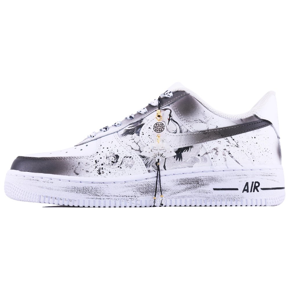 Nike Air Force 1 07 Crane Song SDS Abrasion Resistant Low Top Skateboard Shoes Men's White Brown Black